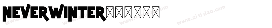 Neverwinter字体转换