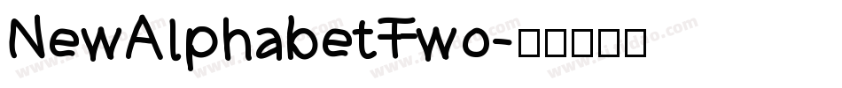 NewAlphabetTwo字体转换