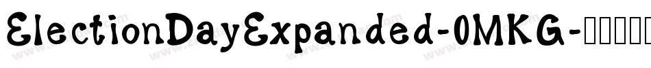 ElectionDayExpanded-0MKG字体转换