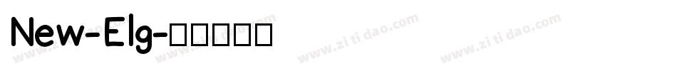 New-Elg字体转换