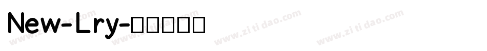 New-Lry字体转换