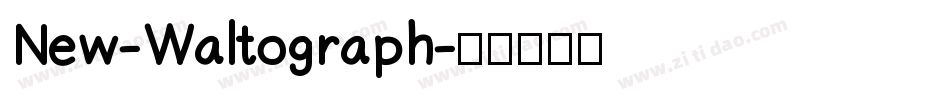New-Waltograph字体转换