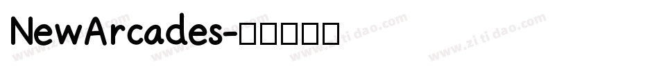 NewArcades字体转换