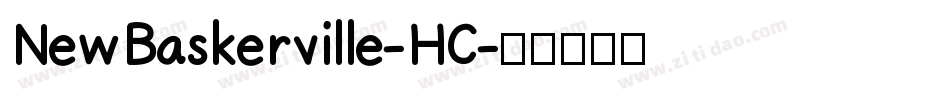 NewBaskerville-HC字体转换