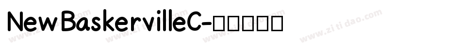 NewBaskervilleC字体转换