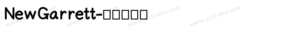 NewGarrett字体转换