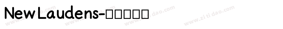 NewLaudens字体转换