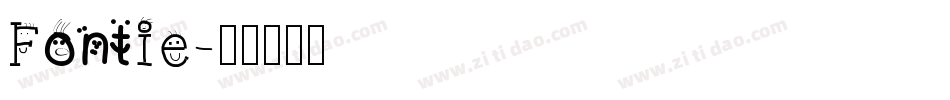 Fontie字体转换