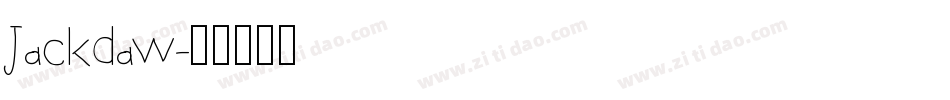 Jackdaw字体转换