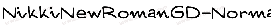 NikkiNewRomanGD-Normal字体转换