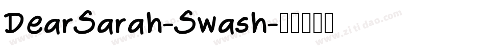 DearSarah-Swash字体转换