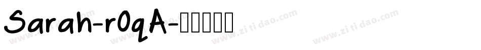 Sarah-r0qA字体转换