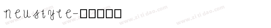Neustyle字体转换