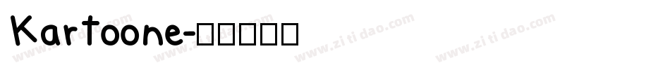 Kartoone字体转换