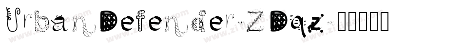 UrbanDefender-ZDqz字体转换