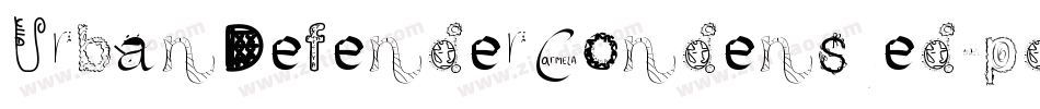 UrbanDefenderCondensed-pdoO字体转换