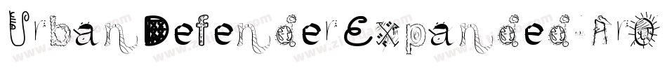 UrbanDefenderExpanded-Ar0A字体转换