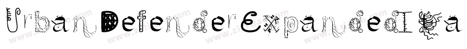 UrbanDefenderExpandedItalic-qPK5字体转换