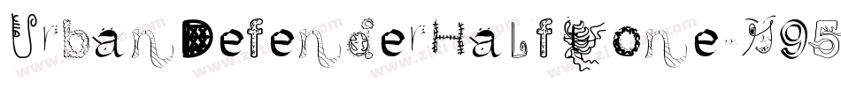UrbanDefenderHalftone-G95g字体转换