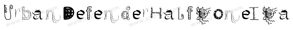 UrbanDefenderHalftoneItalic-jKD0字体转换