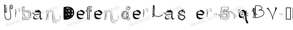 UrbanDefenderLaser-5qBV字体转换