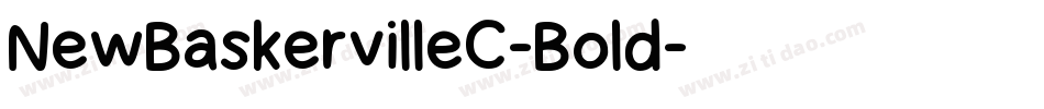 NewBaskervilleC-Bold字体转换