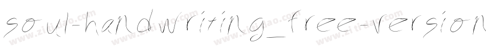 soul-handwriting_free-version字体转换