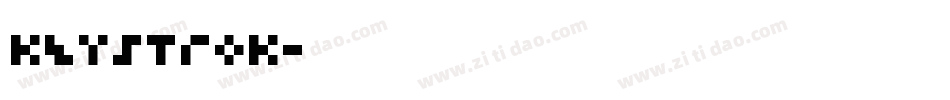 KEYSTROK字体转换