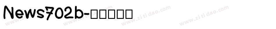 News702b字体转换