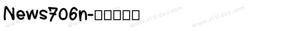 News706n字体转换