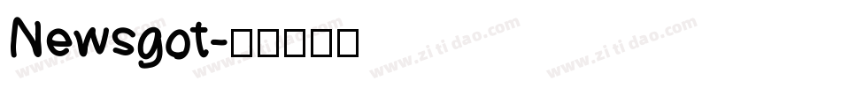 Newsgot字体转换