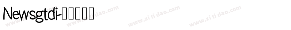 Newsgtdi字体转换