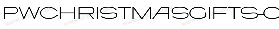 Pwchristmasgifts-gAME字体转换
