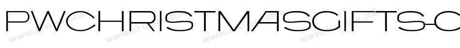 Pwchristmasgifts-gAME字体转换