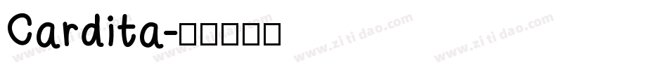 Cardita字体转换