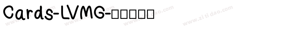 Cards-LVMG字体转换