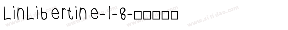 LinLibertine-I-8字体转换