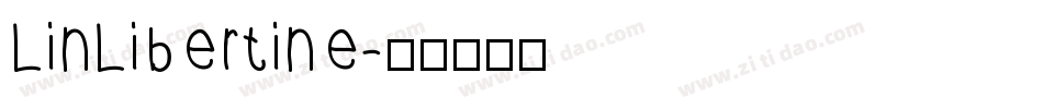 LinLibertine字体转换
