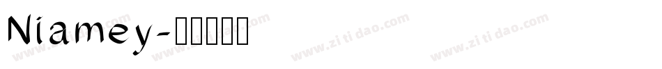 Niamey字体转换