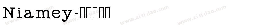 Niamey字体转换
