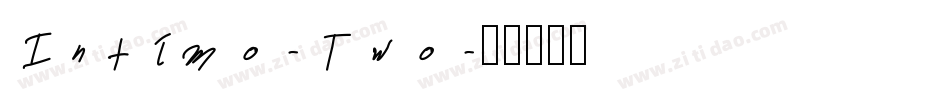 Intimo-Two字体转换