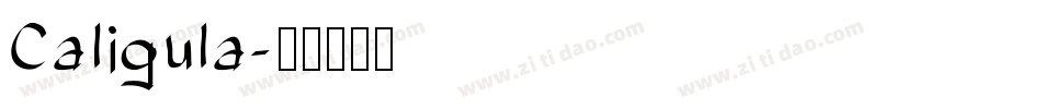 Caligula字体转换
