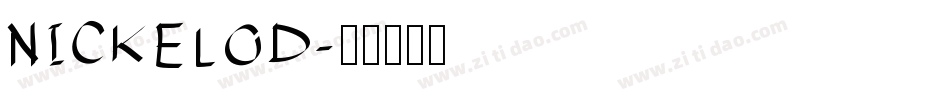 NICKELOD字体转换
