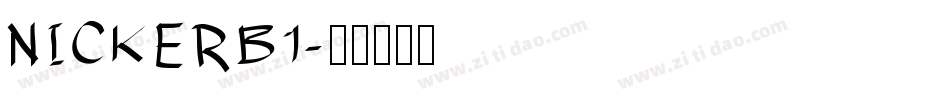 NICKERB1字体转换