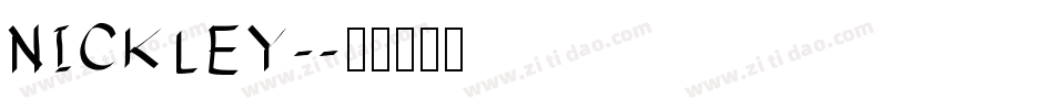 NICKLEY-字体转换