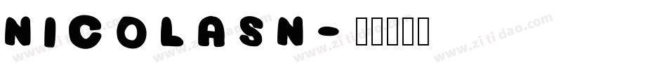 NICOLASN字体转换