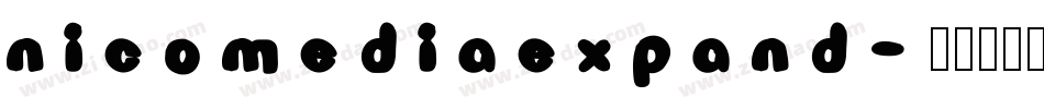 nicomediaexpand字体转换