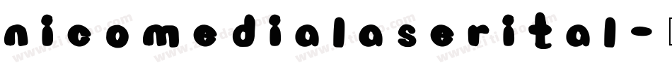 nicomedialaserital字体转换