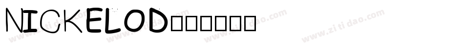 NICKELOD字体转换