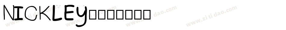 NICKLEY-字体转换